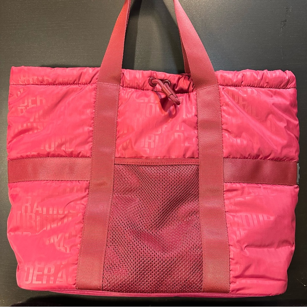 Under Armour Motivator Tote Puffer- Raspberry Red NWOT